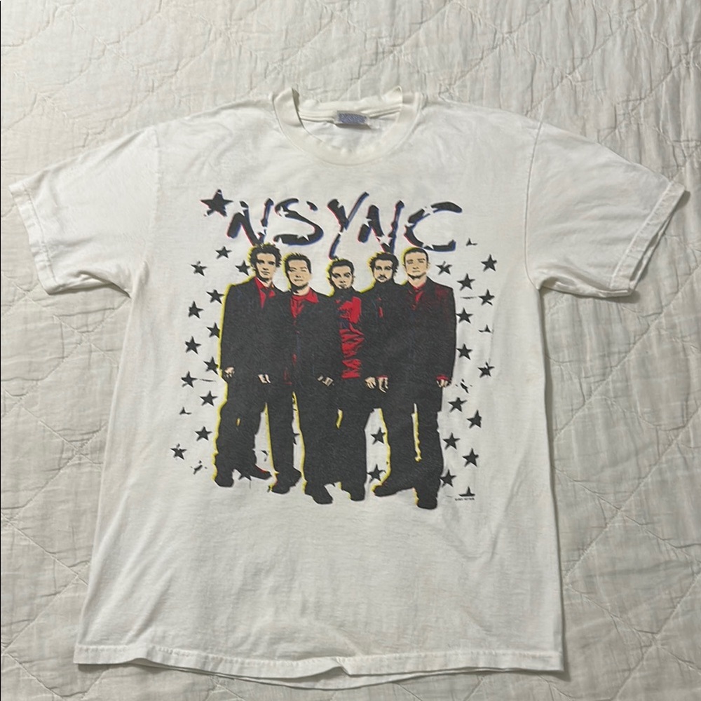 Authentic *NSYNC 2001 Pop Odyssey Tour Tee Medium